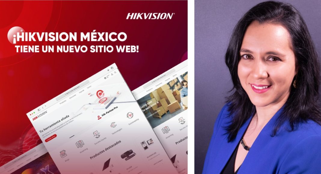 Fran Sánchez, Marcom Director de Hikvision México, en la presentación del nuevo sitio web