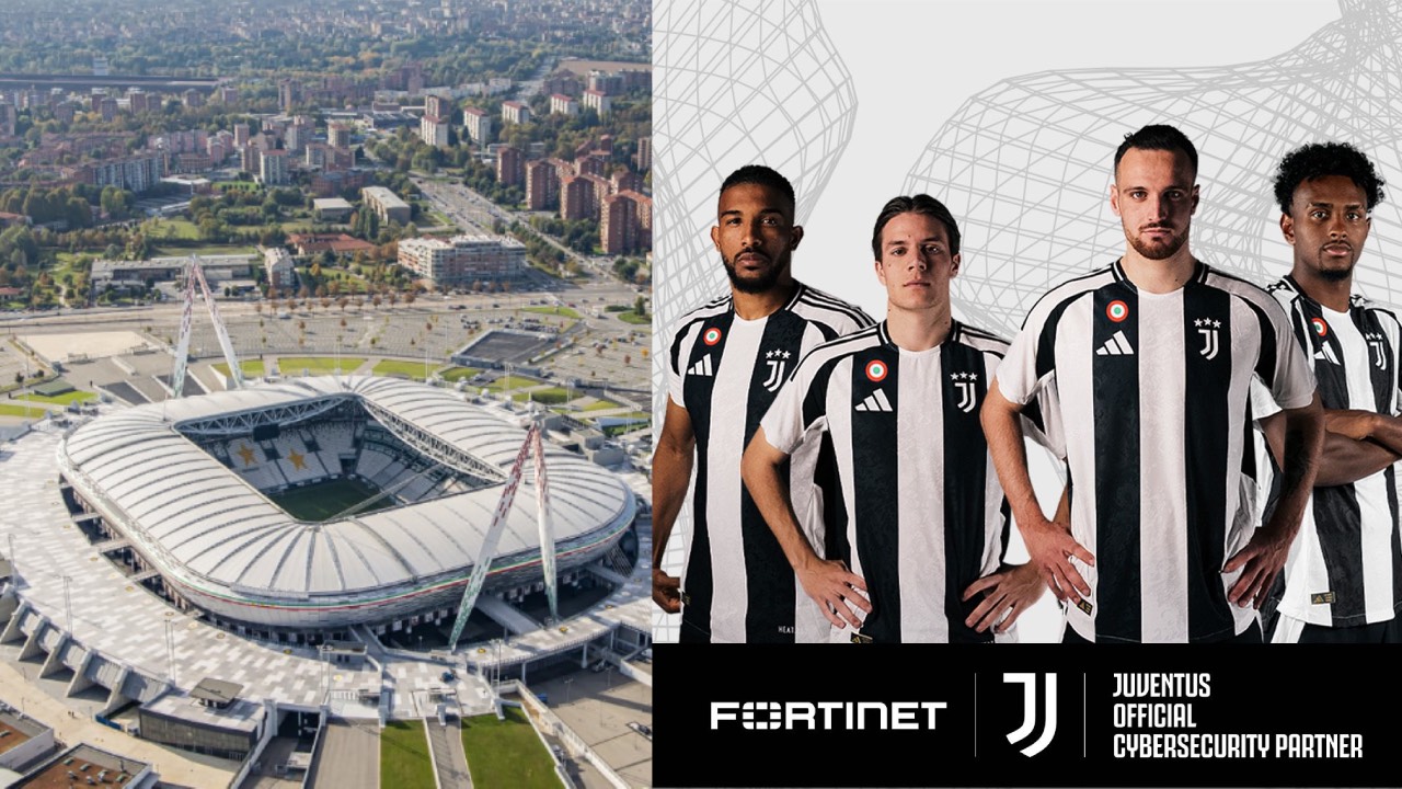 Juventus anuncia a Fortinet como socio oficial de ciberseguridad