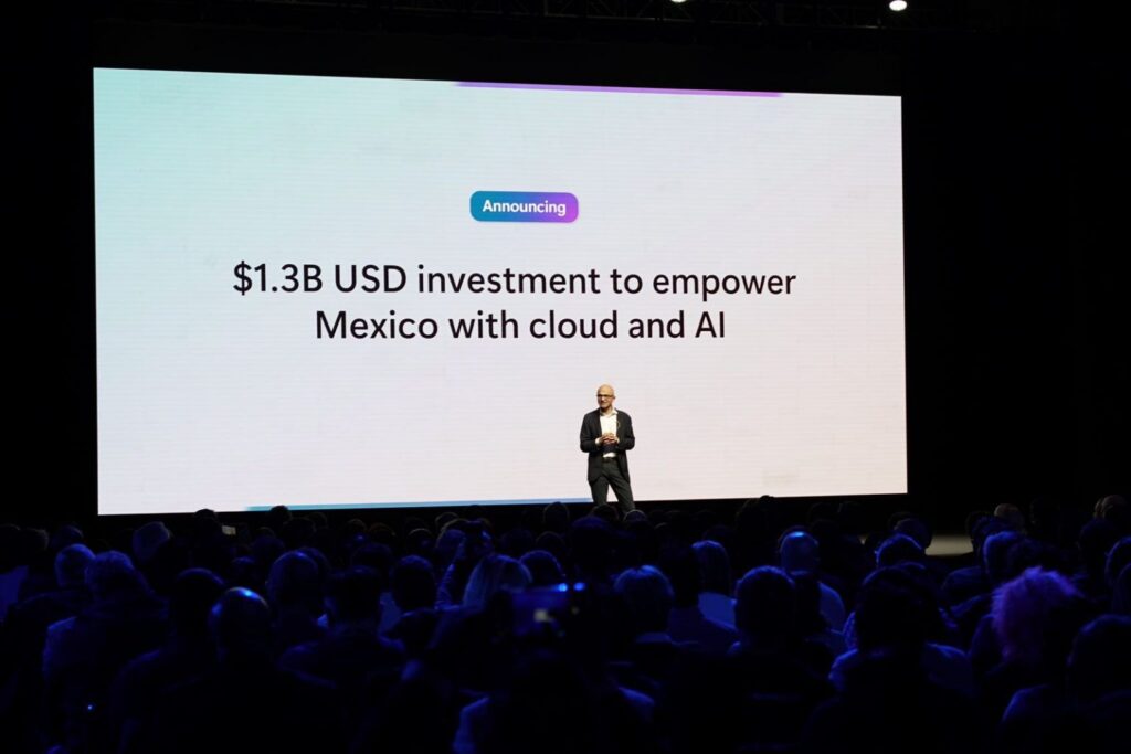 México inversión Microsoft IA