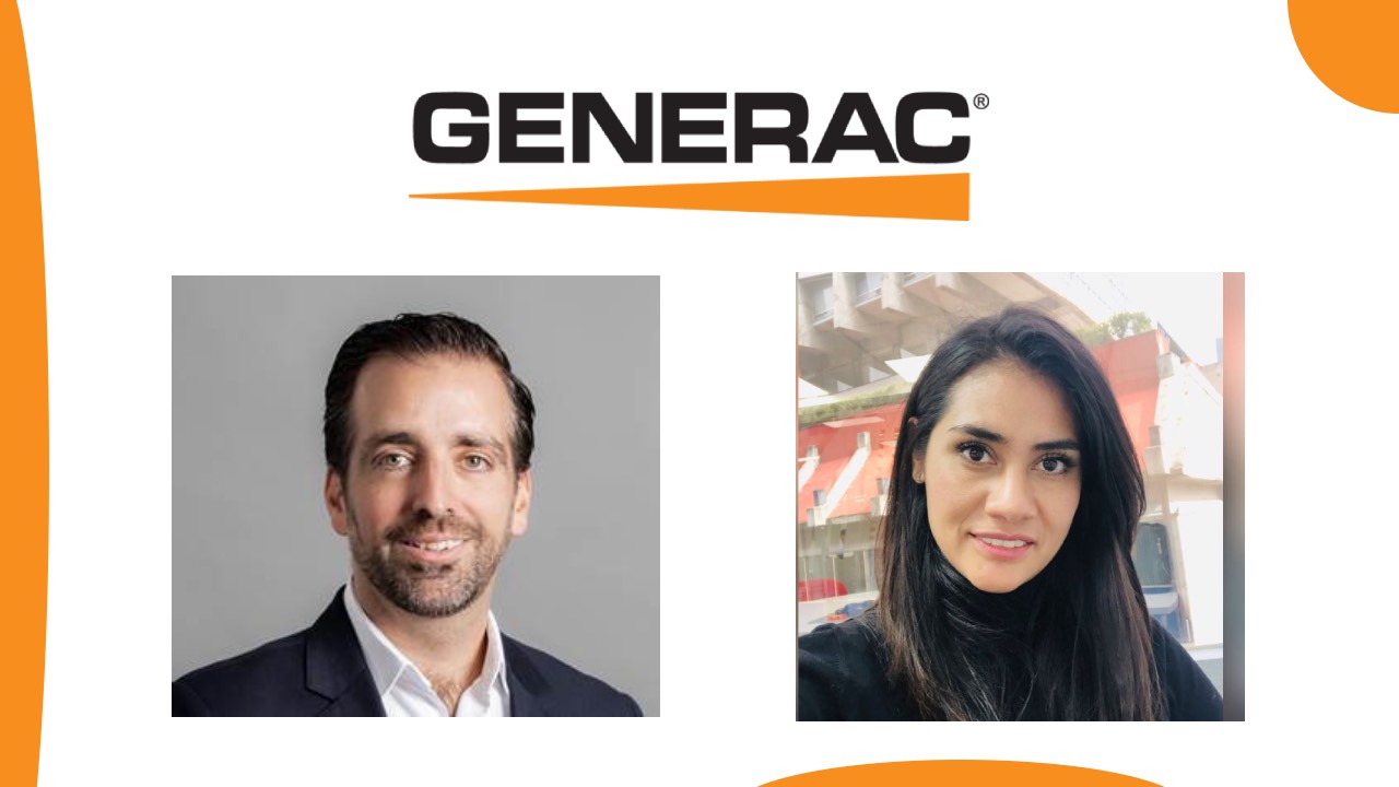 Generac anunció a Fernando Velasco como nuevo director general para México y a María Dolores Pérez Cid como directora comercial Consumer Power.