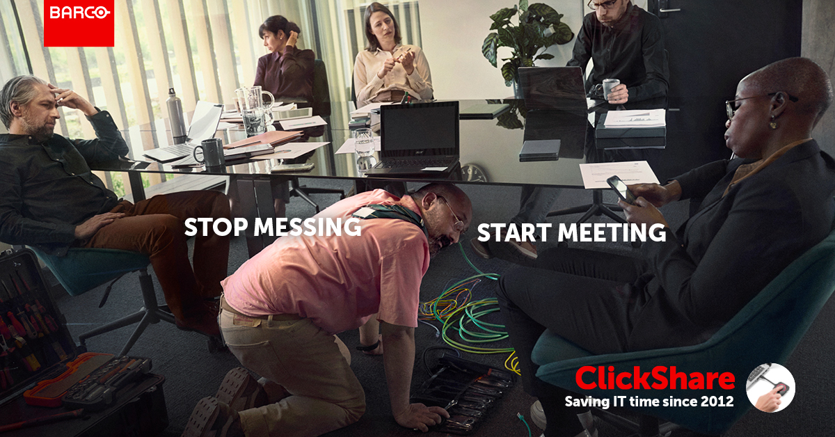 ClickShare salas de reuniones híbridas