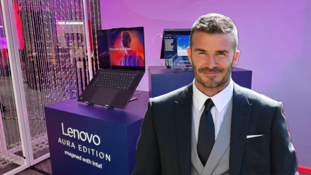 David Beckham y Lenovo